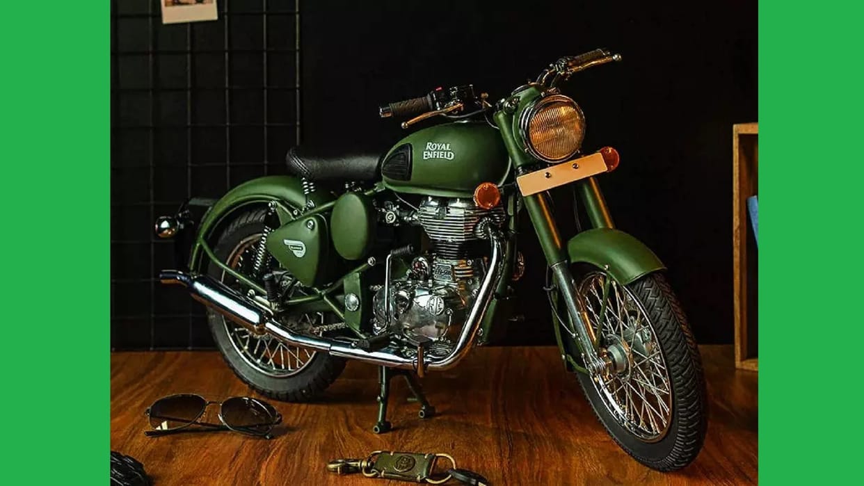 Royal Enfield Classic 500 Scale Model Launched in Rider Mania News in Hindi