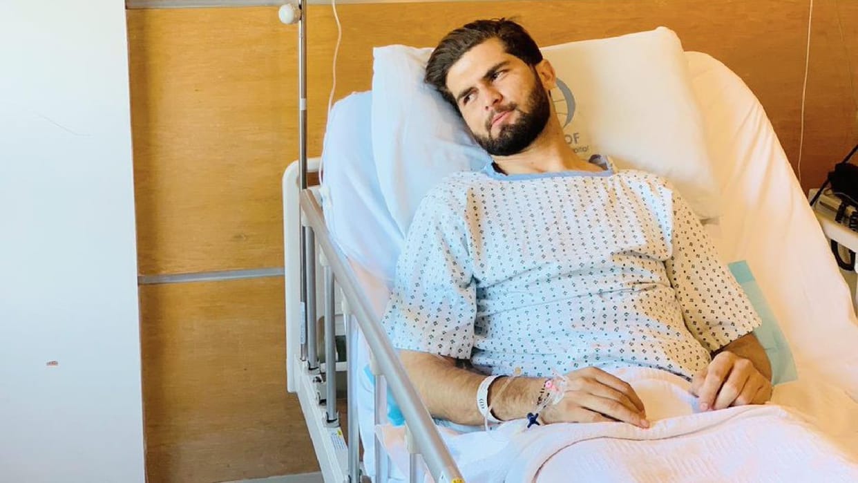 Shaheen Afridi underwent surgery after the World Cup injury, shared the photo and wrote - remember in prayers