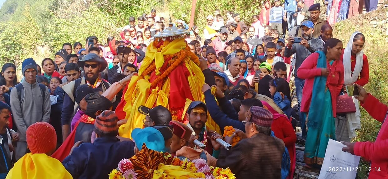 Rudraprayag: Lord Madmaheshwar Bhog Murti of enshrined in Omkareshwar temple