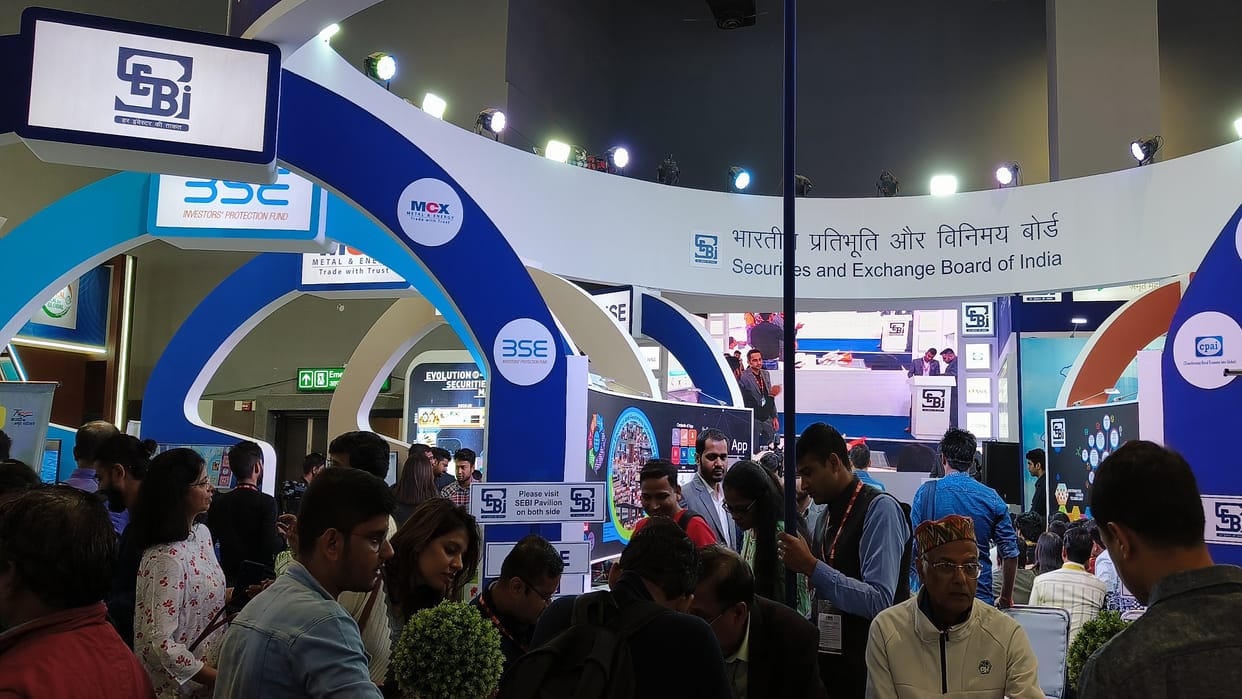 sebi quiz and moped show for investor protection awareness in Trade Fair