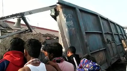 Odisha Train Accident Goods Train Crashes Into Passenger Waiting Hall 3 Dead Many Injured