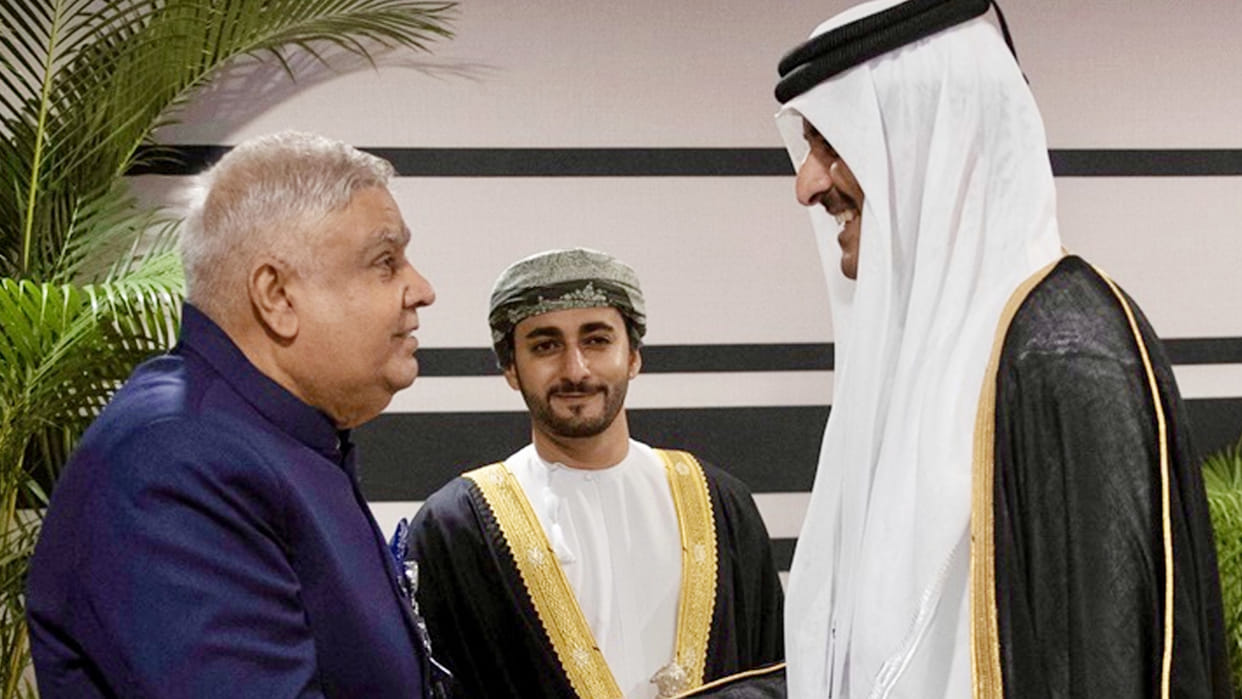 Vice President Jagdeep Dhankhar attends opening ceremony of FIFA World Cup 2022