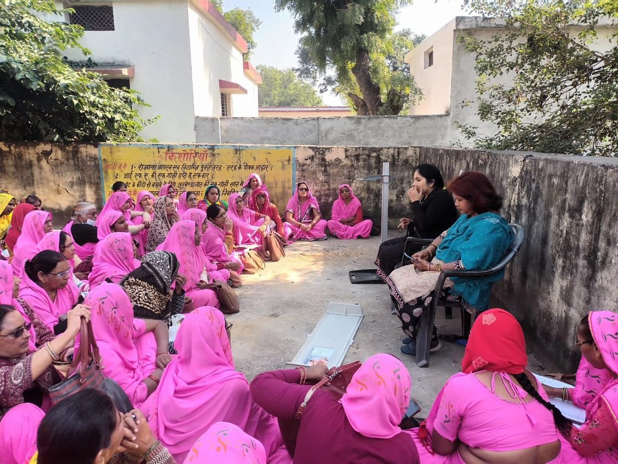 Training of nutrition tracker app given to Anganwadi workers