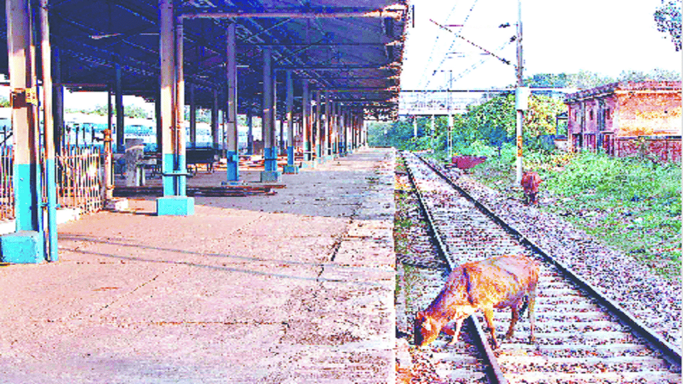 lack of passenger amenities at the 100-year-old heritage station Agra City