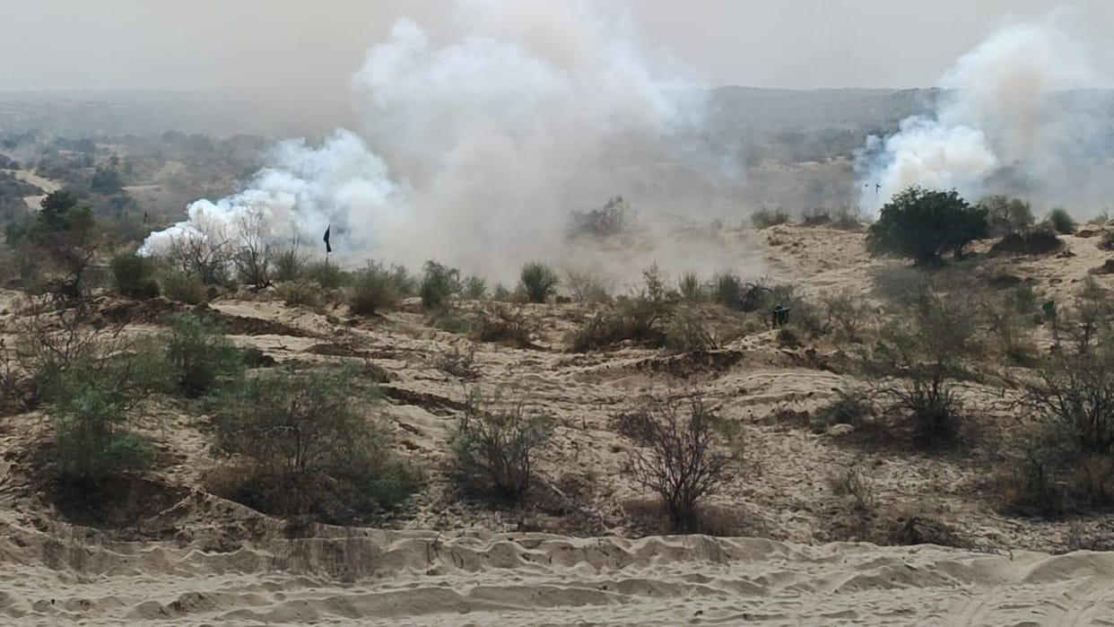 Army's Shatranash Maneuver at Bikaner Firing Field Range