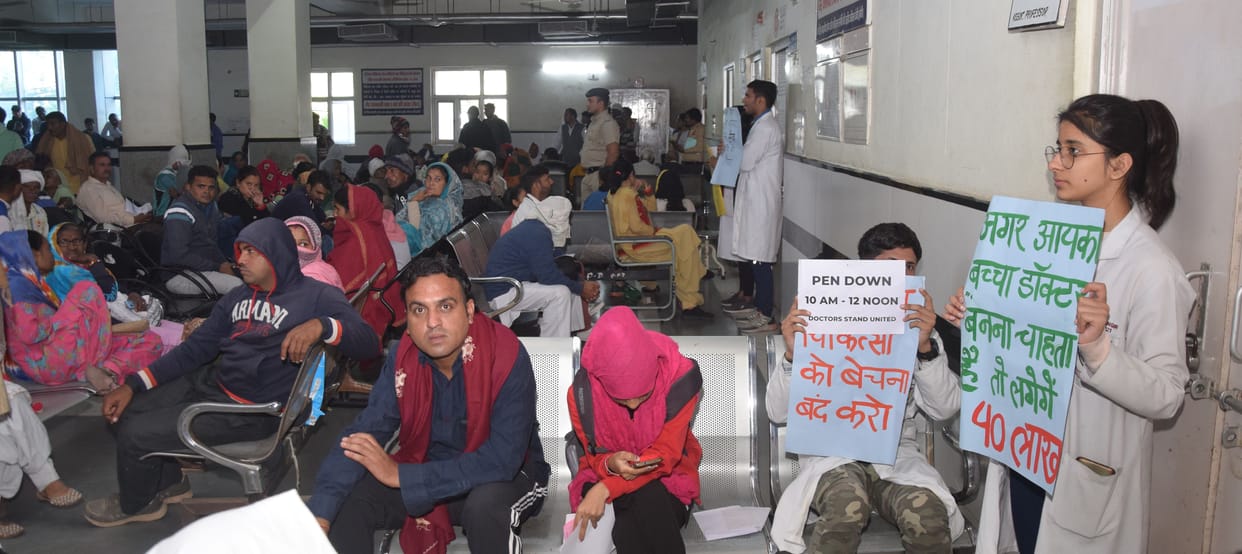 Patients suffering due to RDA strike, strike will continue for 3 hours today