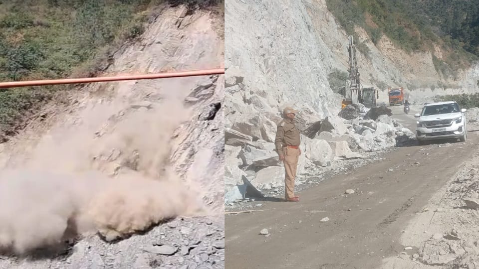 Uttarakhand News: Landslide on gangotri highway today