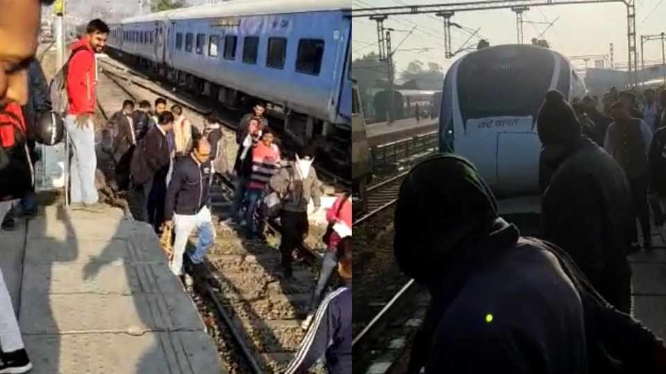 Daily commuters created ruckus at Ambala Cant railway station over Ambala-Chandigarh passenger train delay