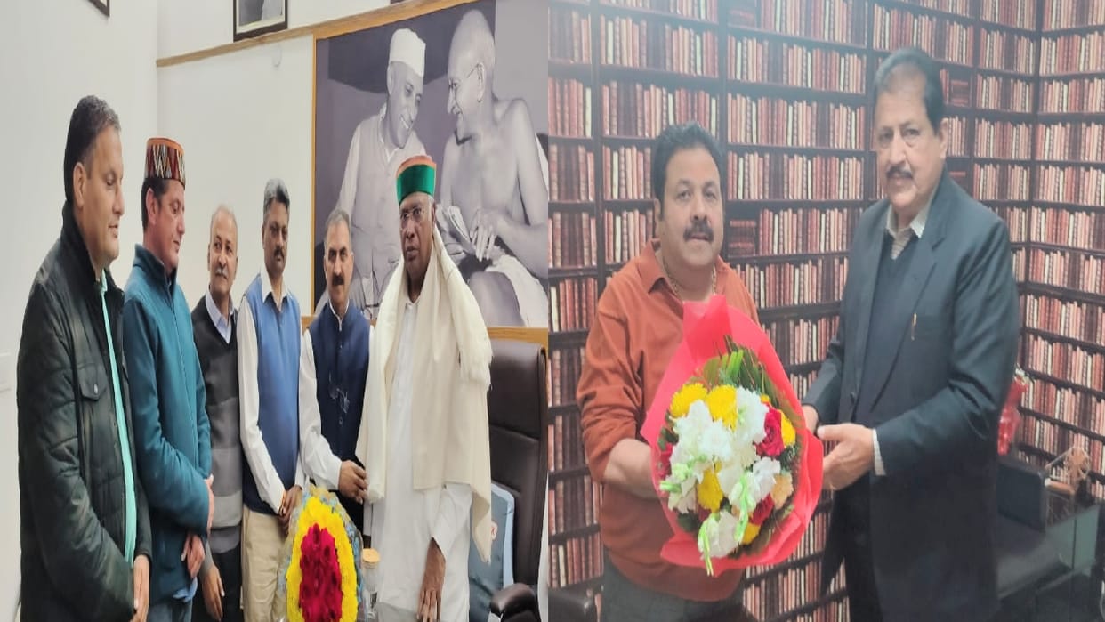 Five candidates including Sukhu, Kaul met National President Mallikarjun Kharge