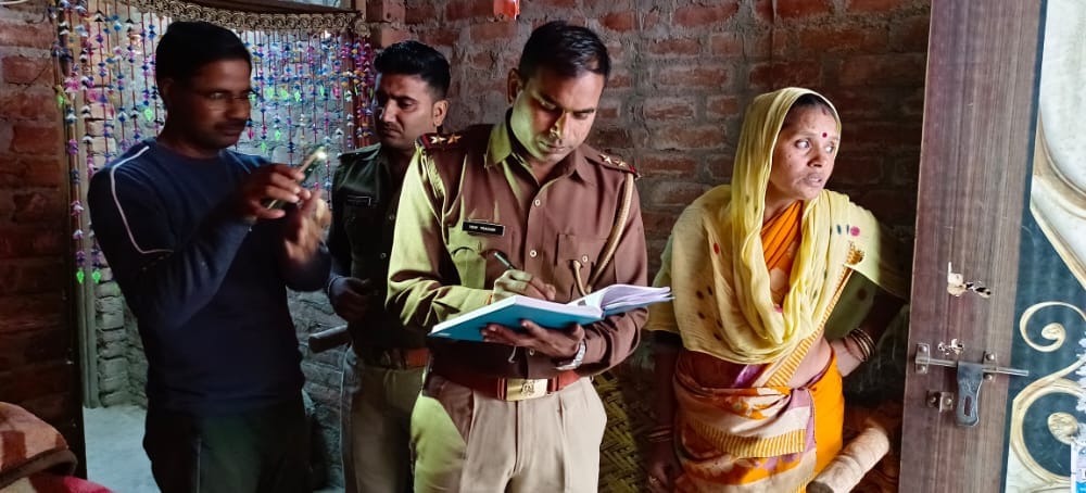 Brother in law brutally murdered sister in law with a knife in Auraiya