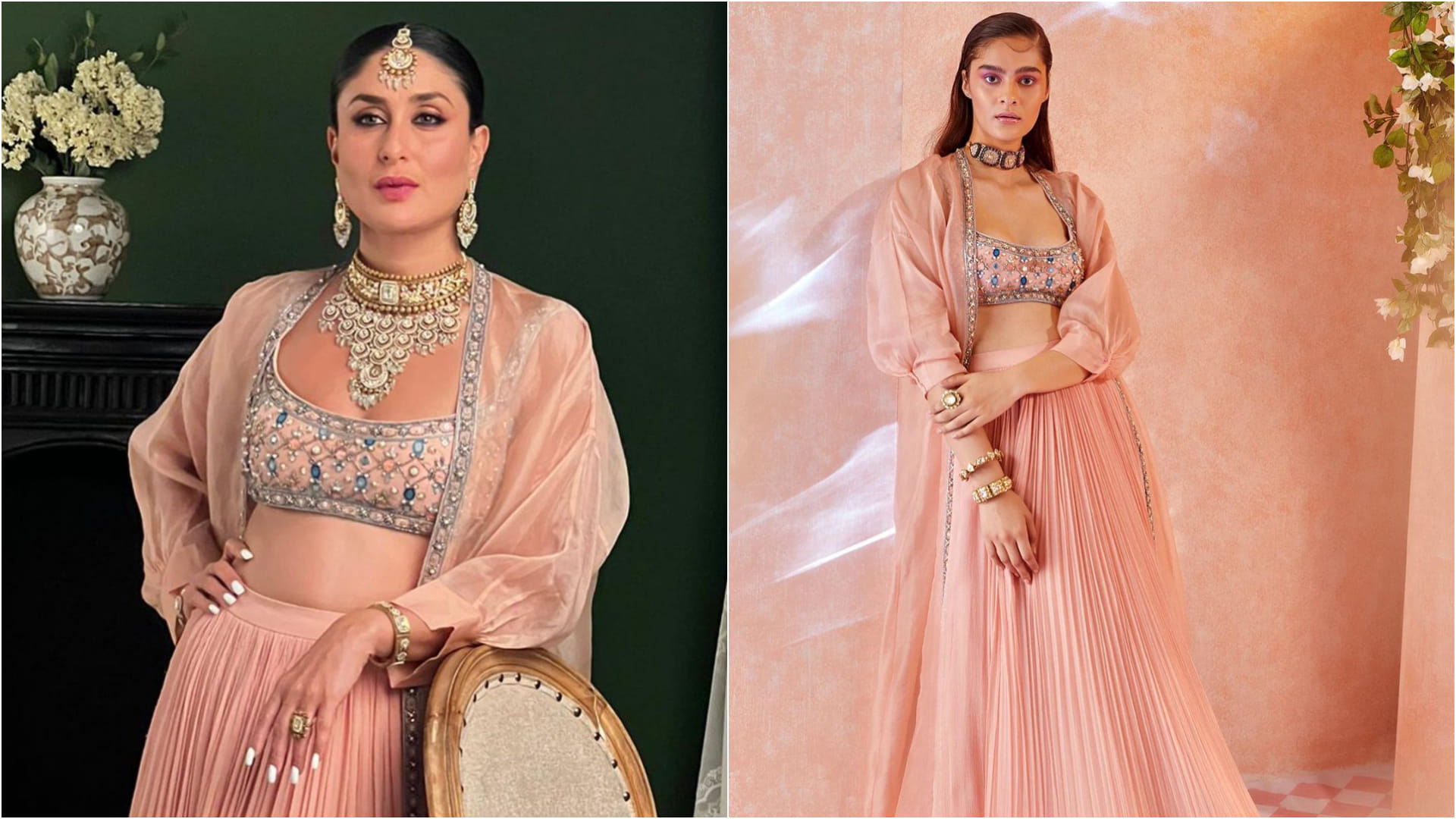 kareena kapoor peach lehenga worth 78k modern twist in wedding season