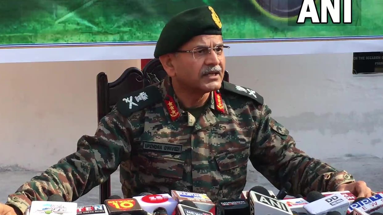 Northern Army Commander Lt Gen Upendra Dwivedi said 82 foreigners 53 locals among 300 militants active