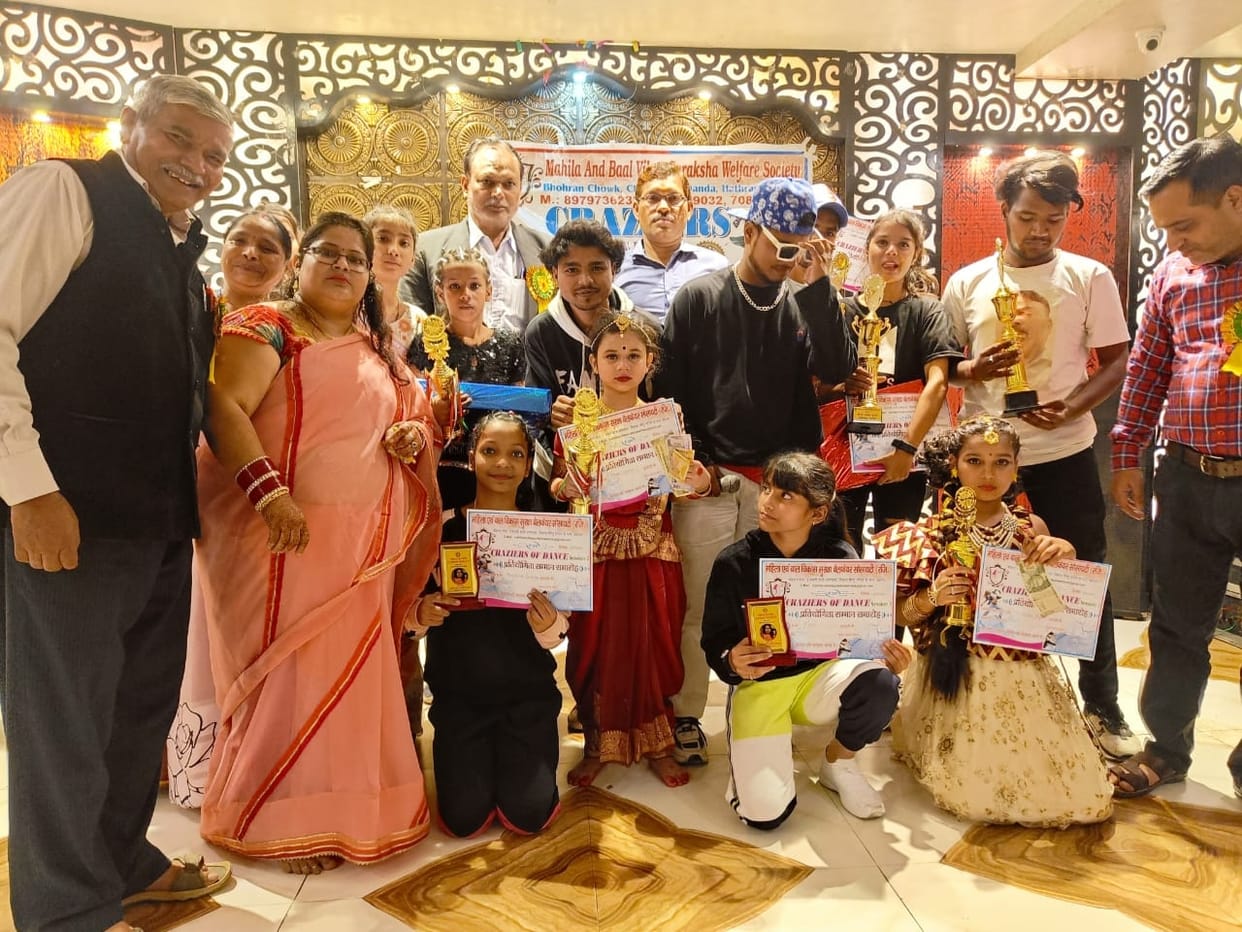 Gauri in junior category of dance and Prashant in senior