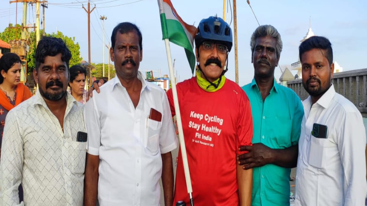 Jazba: Mantra of fitness cycled 3775 km in 21 days