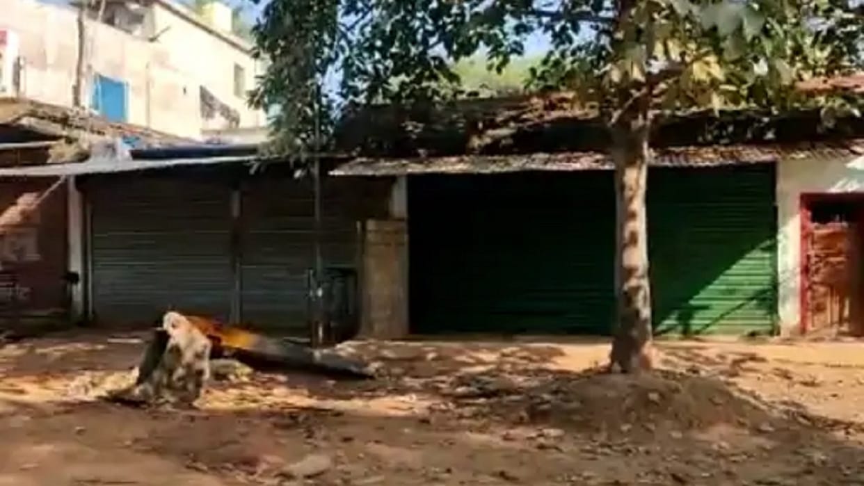 chhattisgarh naxalites band today, set fire to mobile tower