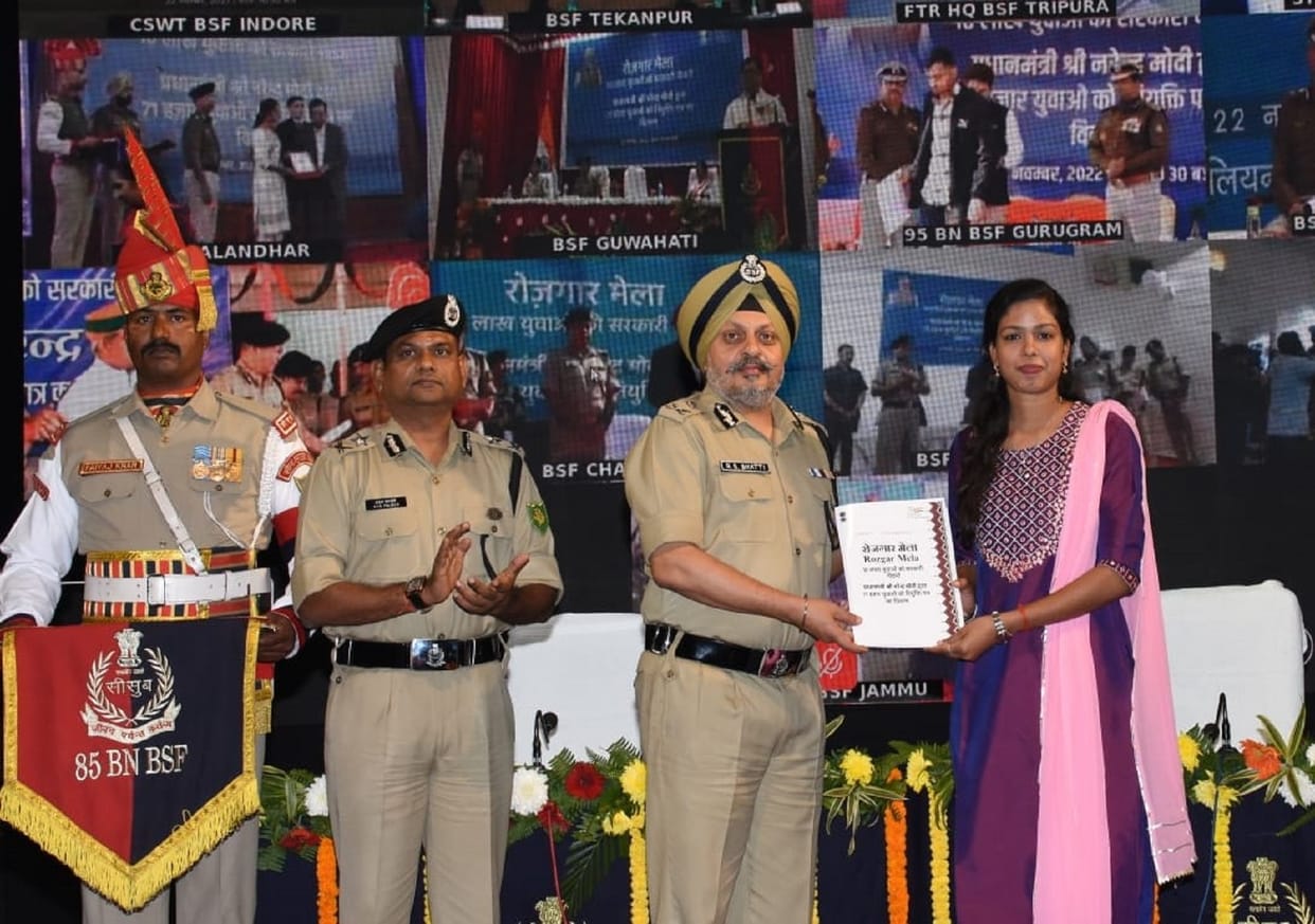 Rozgar Mela: BSF handed over appointment letters in Bengal