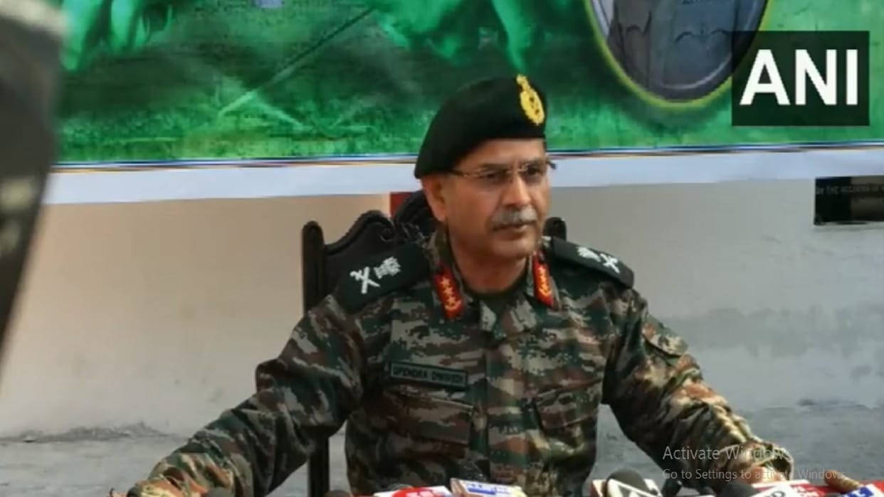Statement of Northern Army Commander Lt Gen Upendra Dwivedi regarding PoK