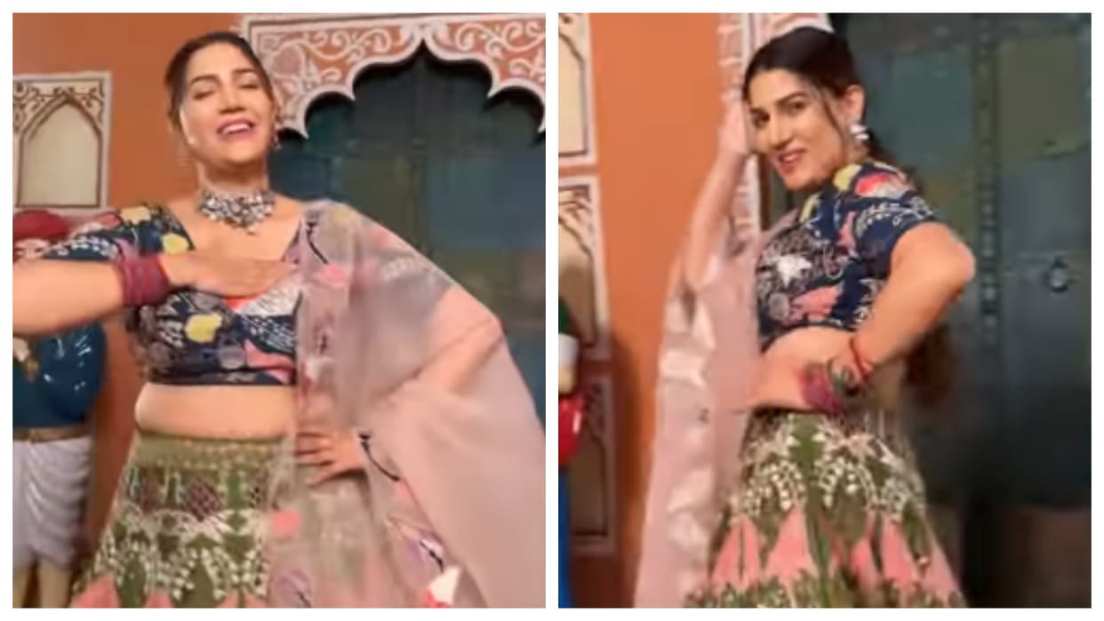 Haryanvi Queen Sapna Choudhary shares her dance video on Gaam Ki Bahu song viral on social media