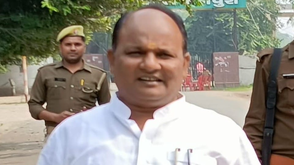 Report lodged against SP MLA Brajesh Katheria for violating code of conduct in mainpuri