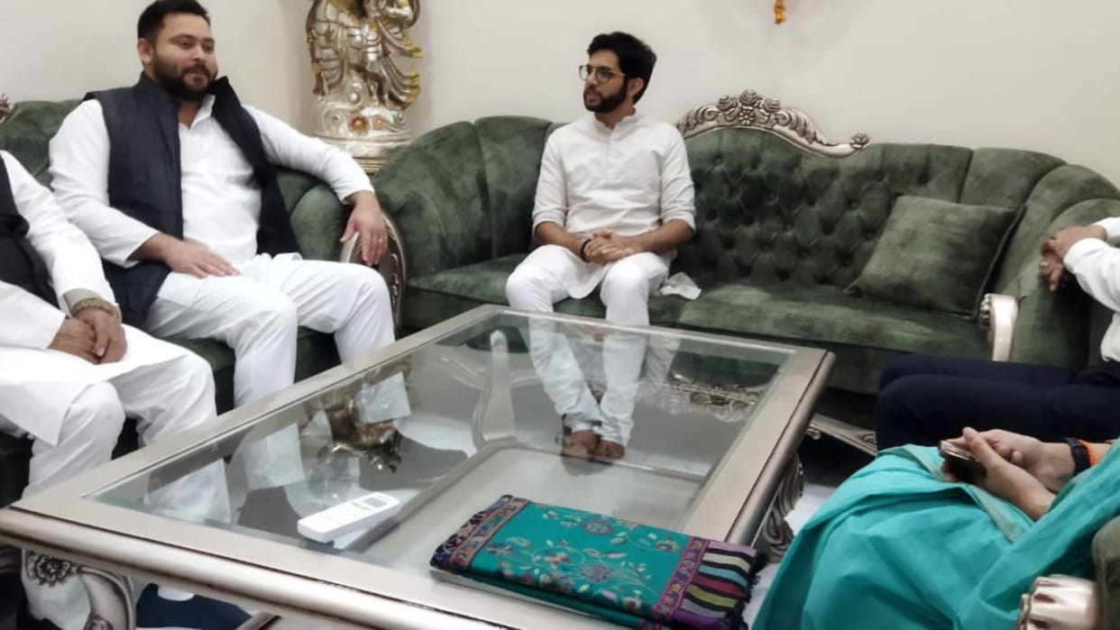 aditya thackeray Tejashwi Yadav Meeting Patna Bihar Opposition Alliance 2024 Latest News Update