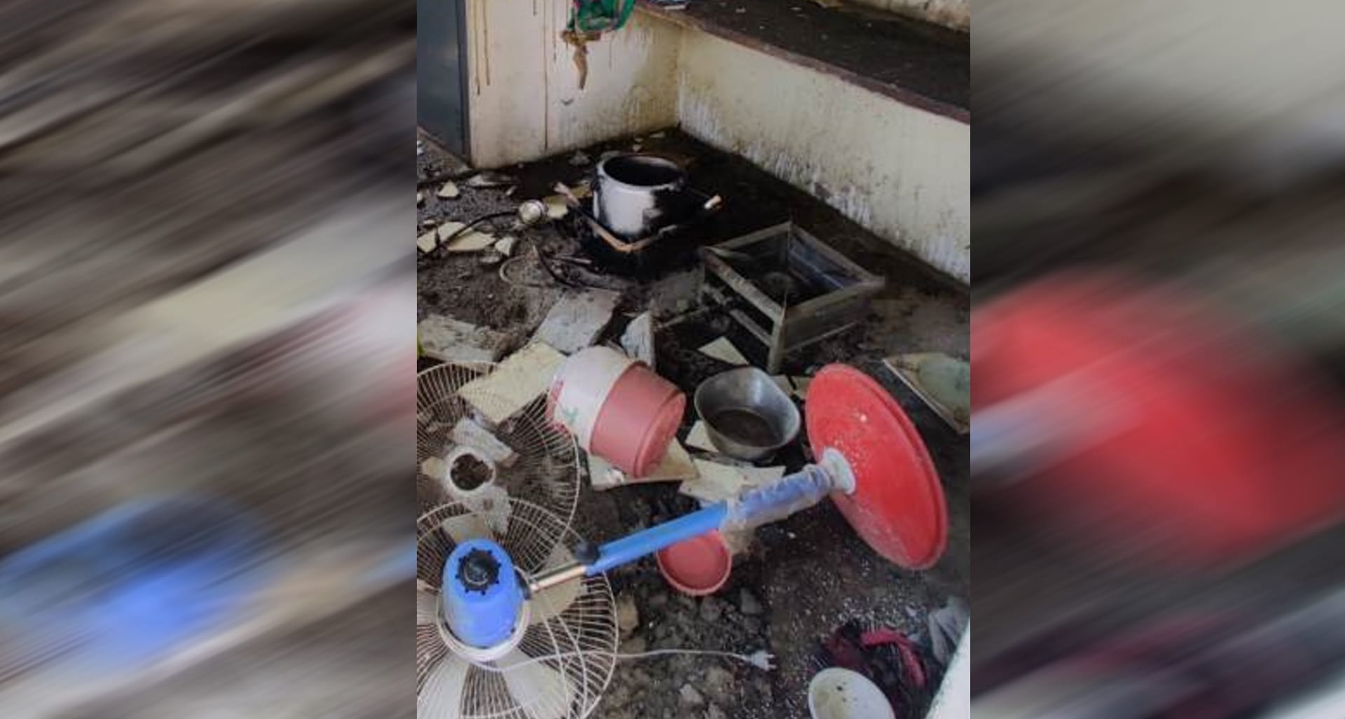 Cylinder caught fire due to cooker explosion making mid day meal School Gadarpur Uttarakhand news in hindi
