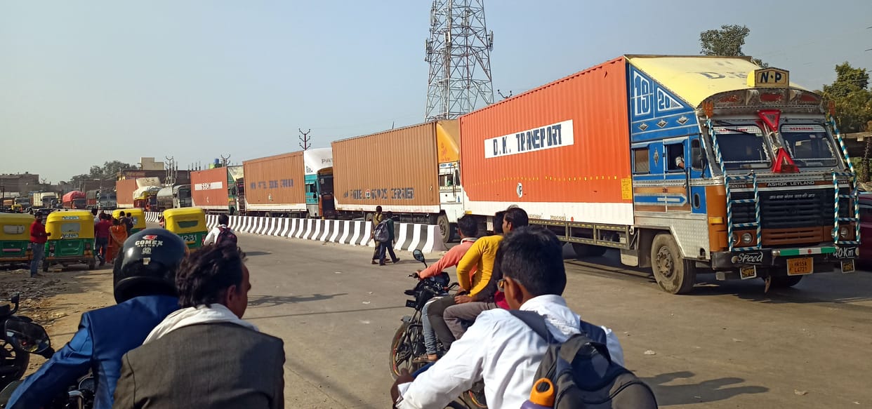 Overbridge construction slowed down on GT Road