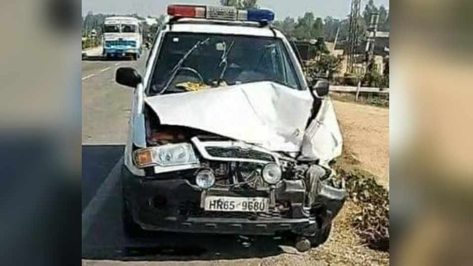 Kurukshetra: Two PCR of Deputy CM dushyant Chautala convoy collided