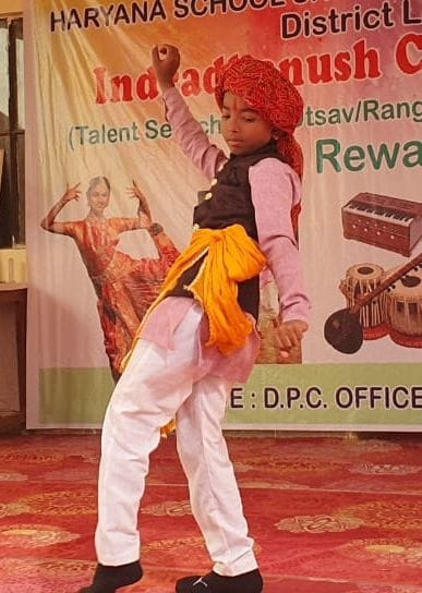 Gaurav and Tanu selected at the state level in classical dance