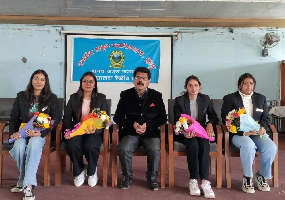 Diya became the president of the Central Students' Association of Kullu College