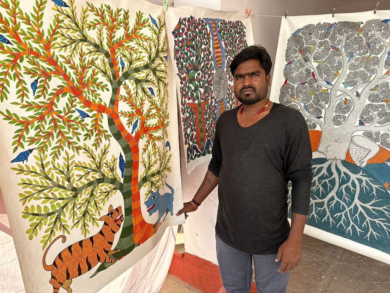 Seven craftsmen of Madhya Pradesh are also engaged in the festival, Kurukshetra