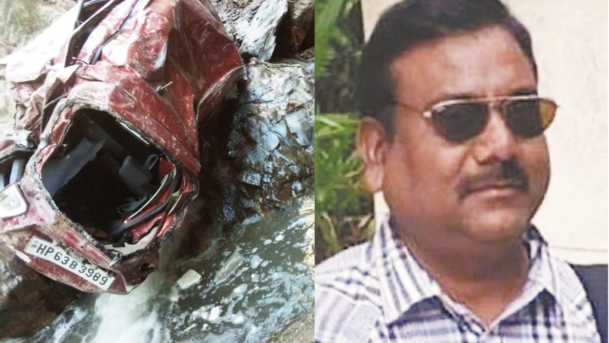 SJVNL Additional General Manager died in road accident in shimla