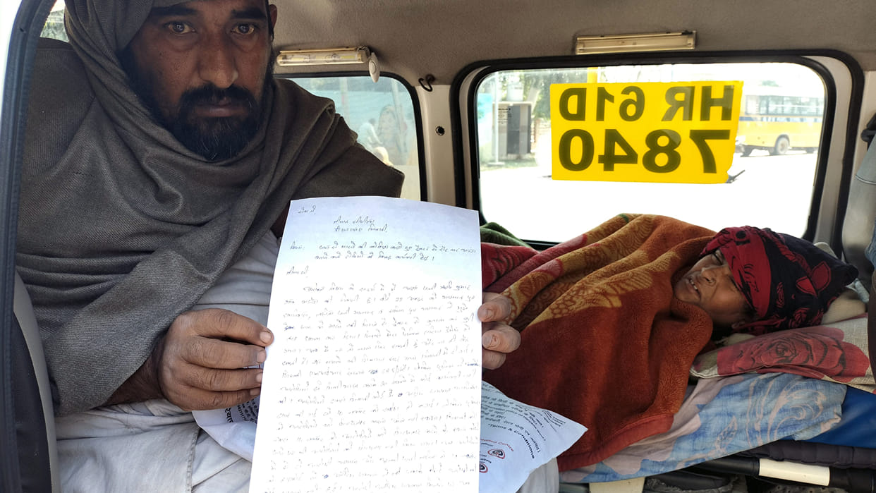 Victim woman reached before CJM in ambulance