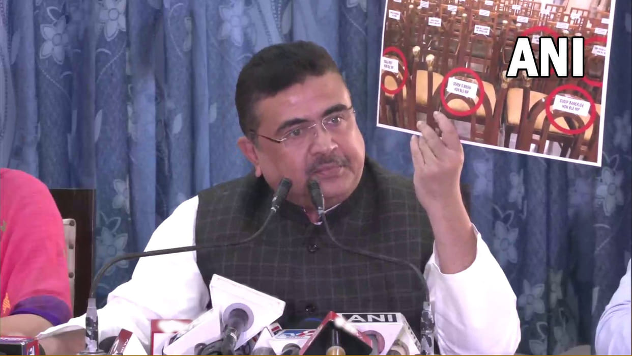 Adhikari skips oath-taking ceremony of Bengal guv over seat allocation says felt humiliated