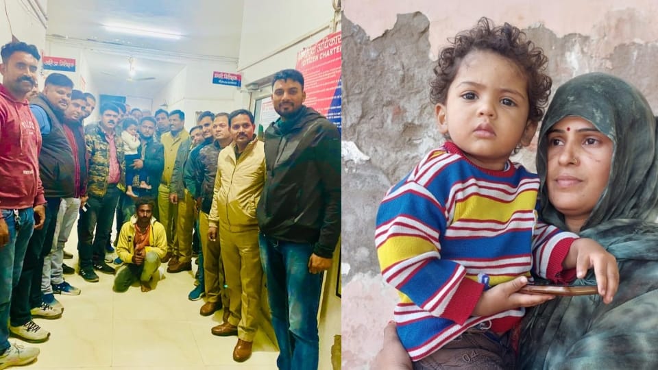 Agra child kidnapping Happiness returned to the family with Mayank's arrival