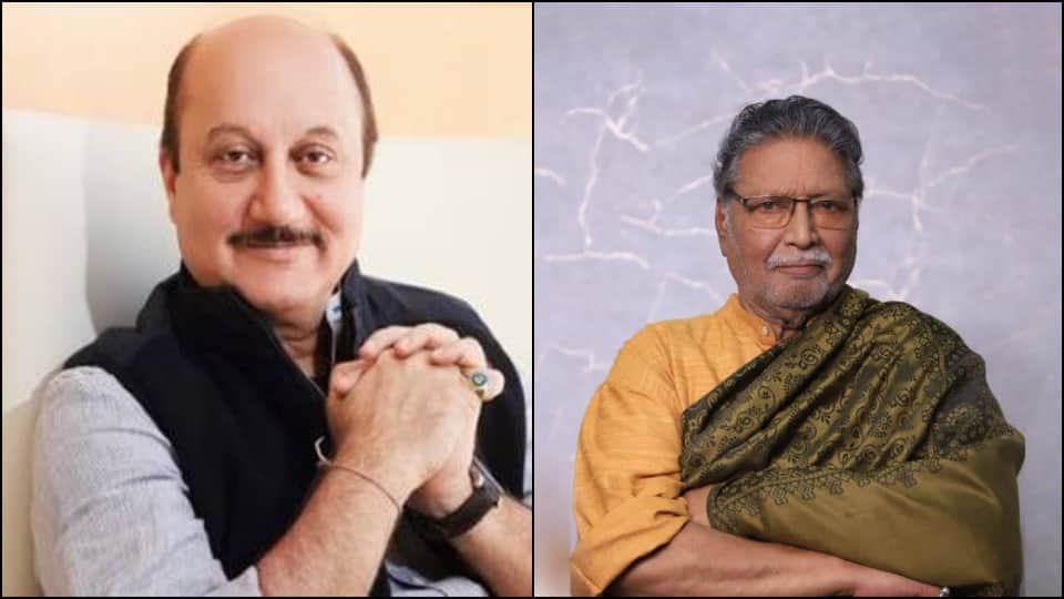 Vikram Gokhale sent a poem to Anupam Kher 12 days ago actor shared the video