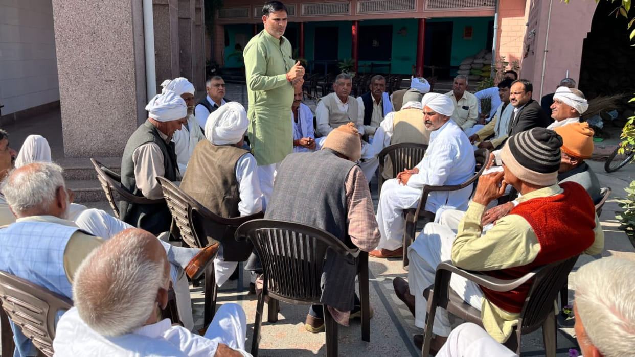 Khapes united for the demand of MSP in Haryana