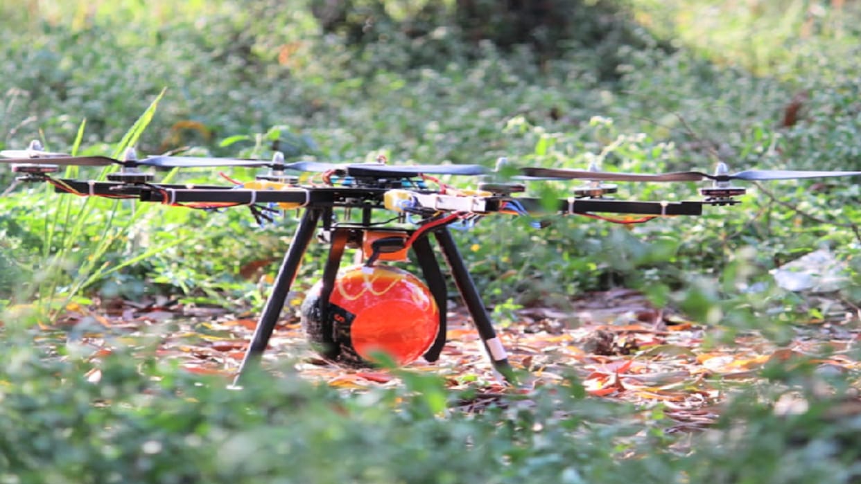 Drone will become the most effective tool to extinguish forest fires