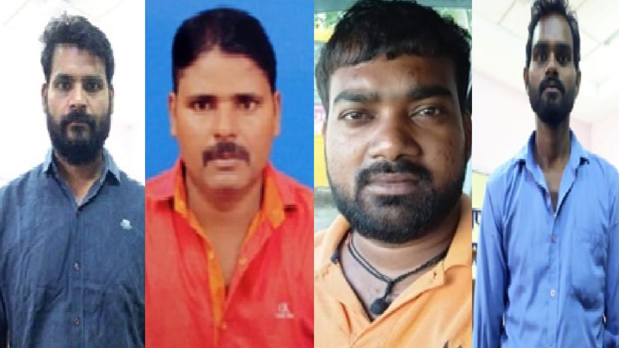 Gangster on four accused of robbery by putting chili in eyes