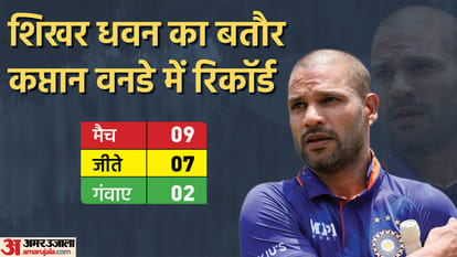 IND vs NZ: Shikhar Dhawan won 7 out of 9 ODIs as Captain, did not lose series; India vs New Zealand ODI Series