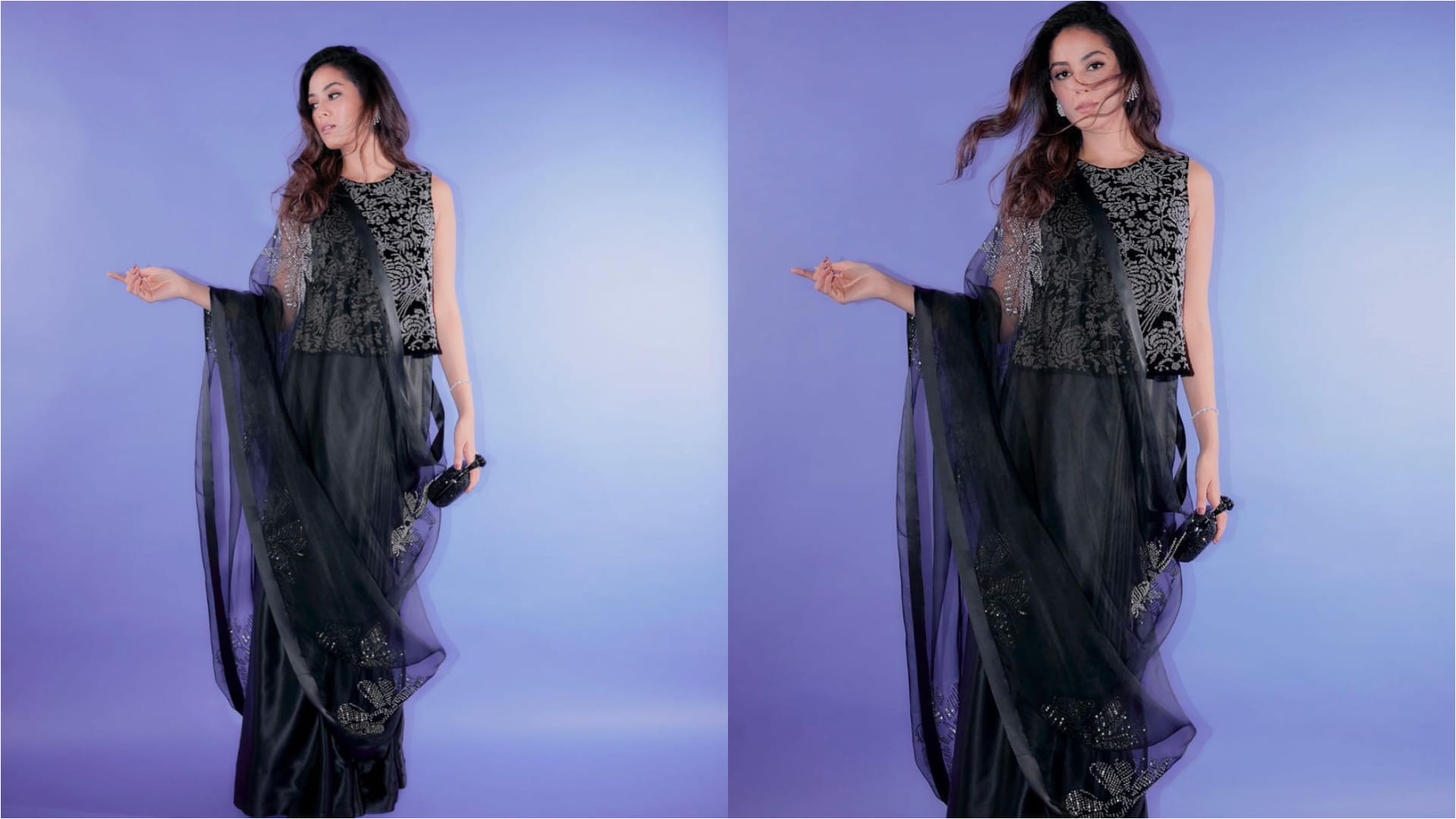 mira kapoor in black saree for vogue event look more gorgeous other than actress