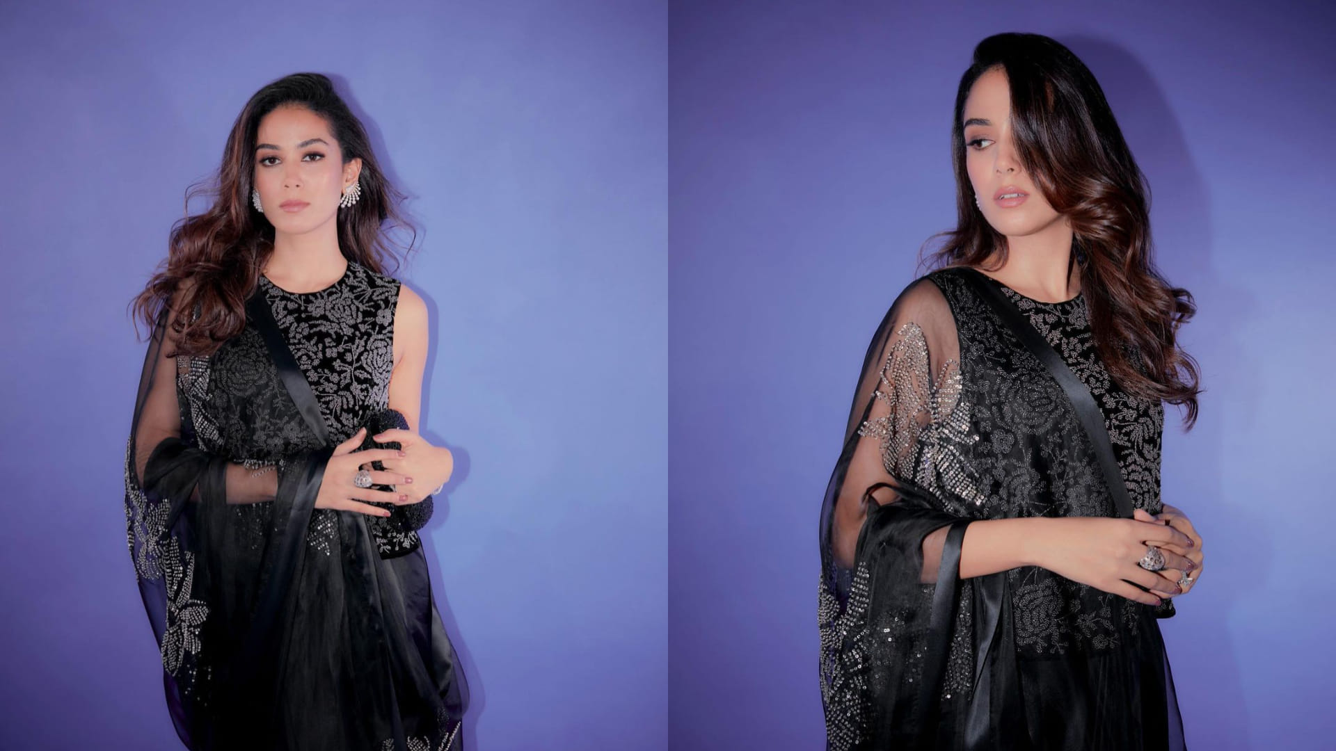 mira kapoor in black saree for vogue event look more gorgeous other than actress