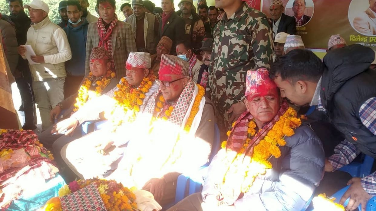 Accused of playing anti-India songs in post-victory meeting