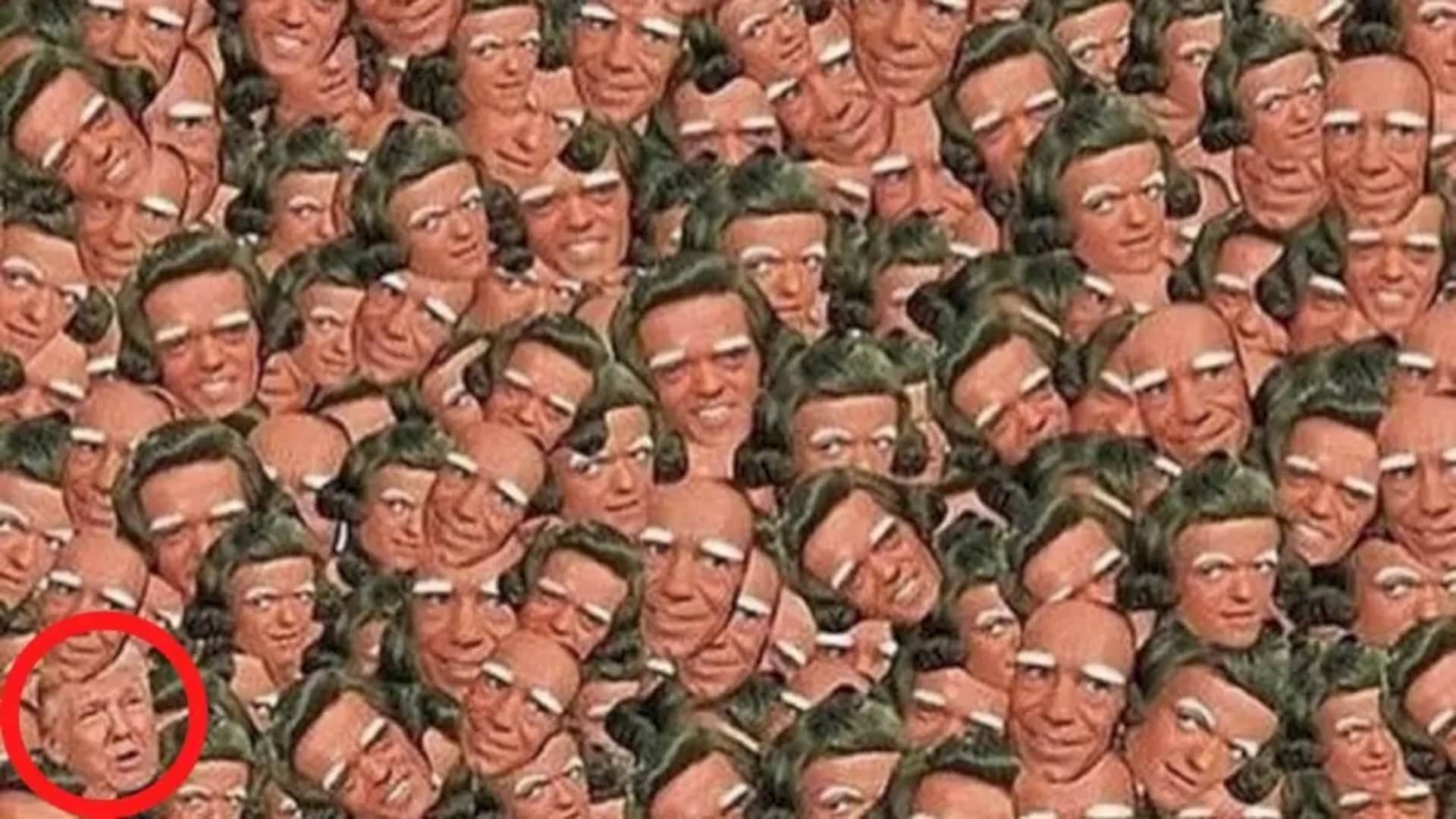 Optical illusion: Spot the hidden Donald Trump in picture in 10 seconds test your brain iq