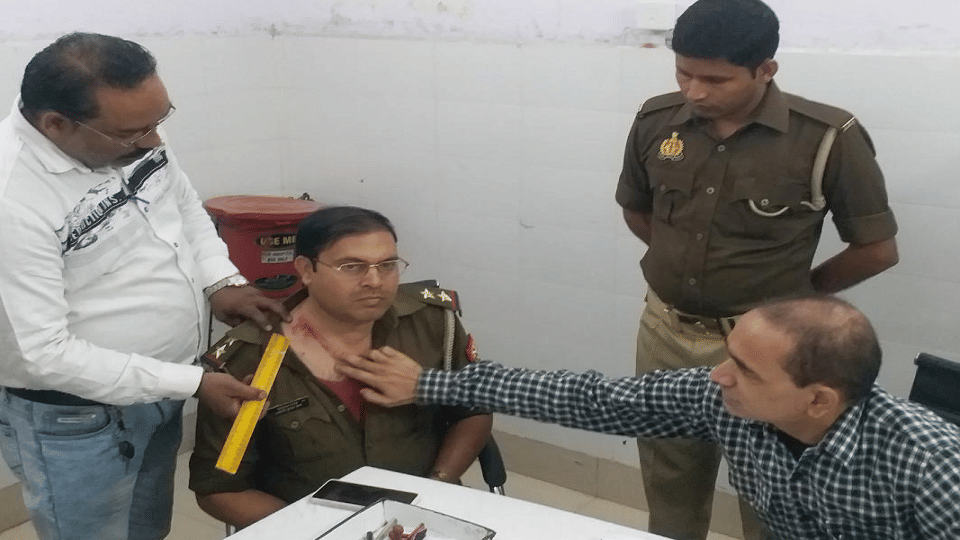 Deadly attack on police near SP MP  residence in sambhal