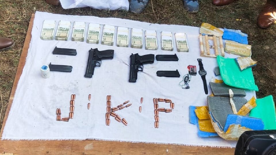 Dangerous chemical sent by Pakistan drone, IED and weapons found from Samba IB