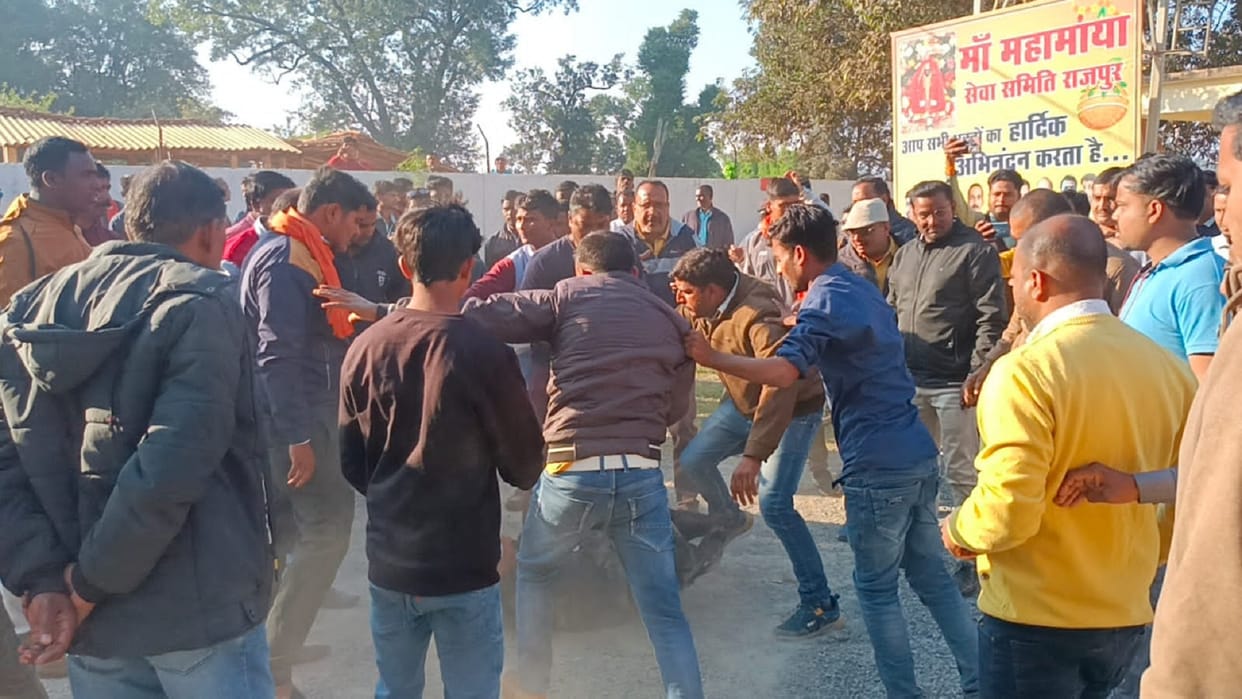 uproar over conversion in chhattisgarh, four arrested in balrampur