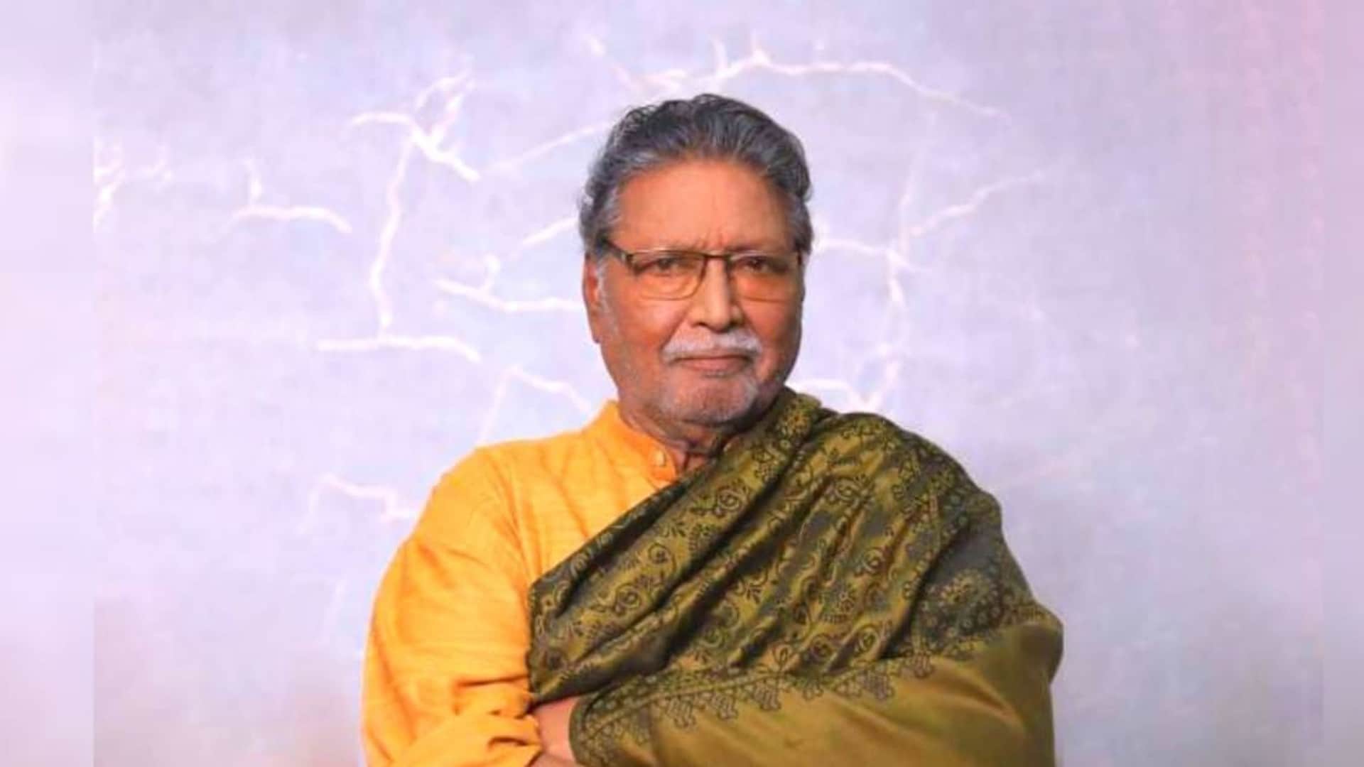 Vikram Gokhale sent a poem to Anupam Kher 12 days ago actor shared the video