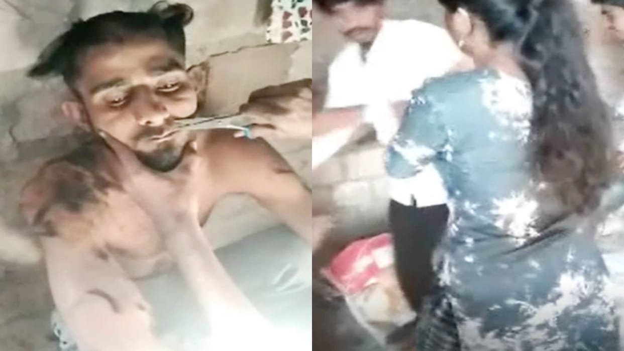 Young man found with girl was beaten hair mustache cut in Jodhpur