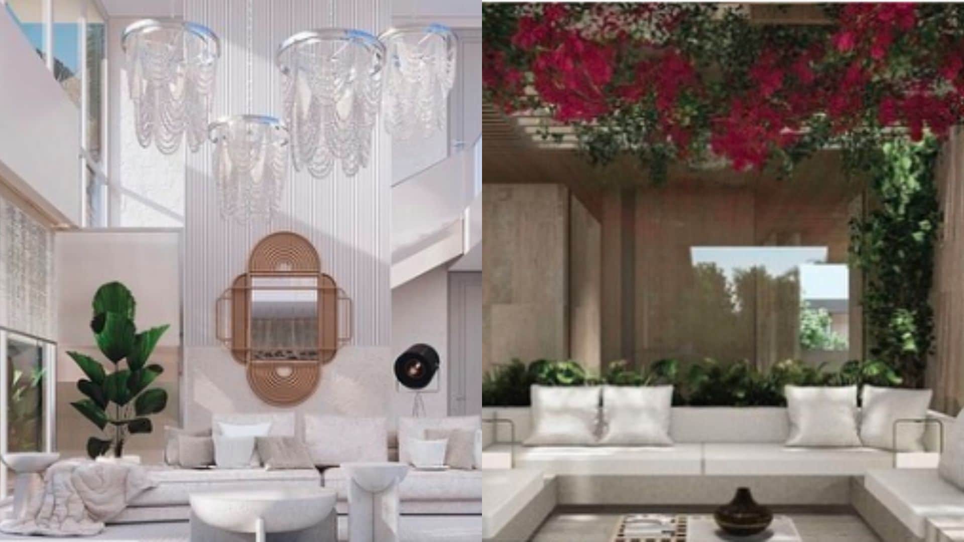 Virat Kohli and Anushka Sharma Alibaug House Photos designed by sussanne khan