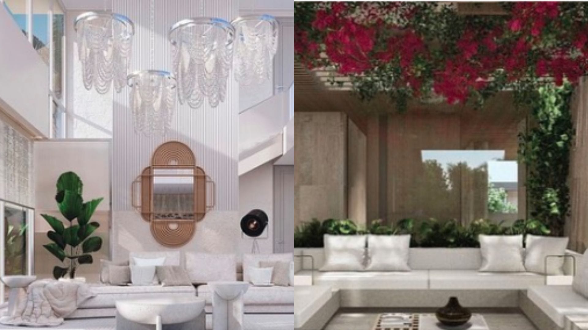 Virat Kohli and Anushka Sharma Alibaug House Photos designed by sussanne khan